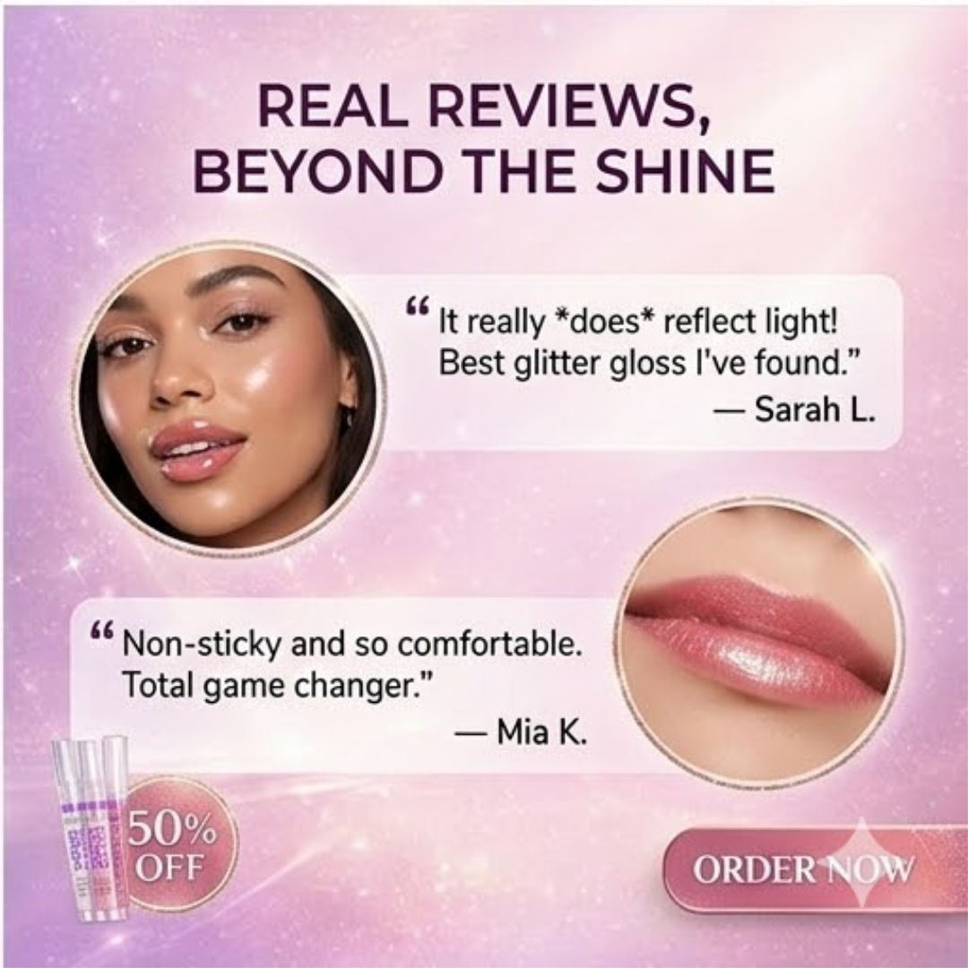 Essence Gloss Metal Glow | Sparkle Reflective Lip Gloss | Glass-Like Shine with Vitamin E (Pack of 3 - Transparent, Pink & Rose)