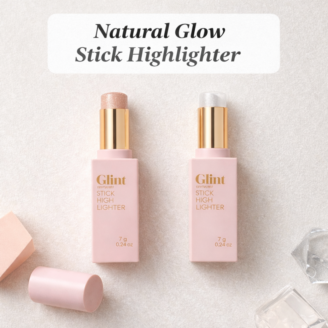 Glint Stick Highlighter | Dewy, Wet-Look Glow Stick | Glitter-Free, Lightweight, Multi-Use