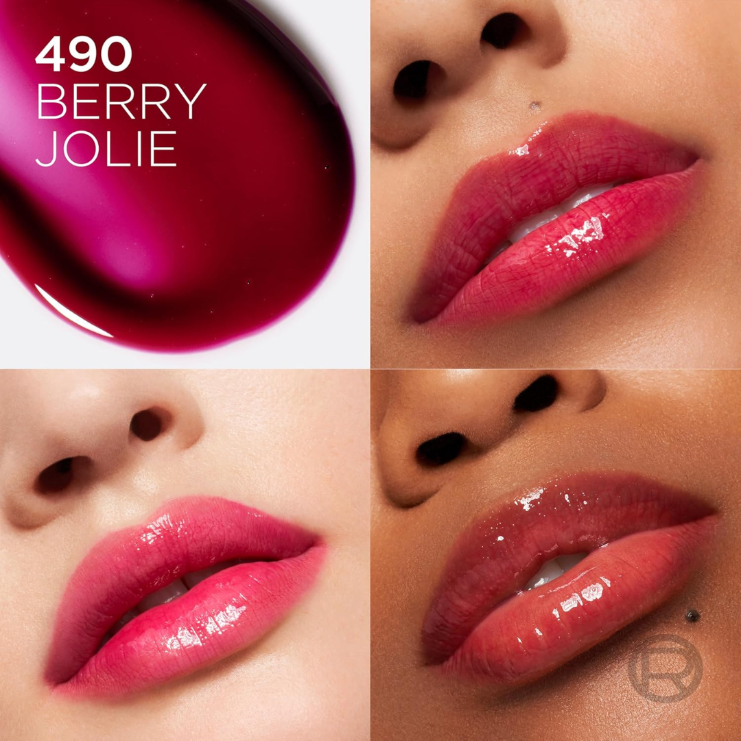 L'Oréal Paris Plump Ambition Hyaluron Lip Oil Trio | Plumping, Hydrating & High-Shine Lip Gloss Set