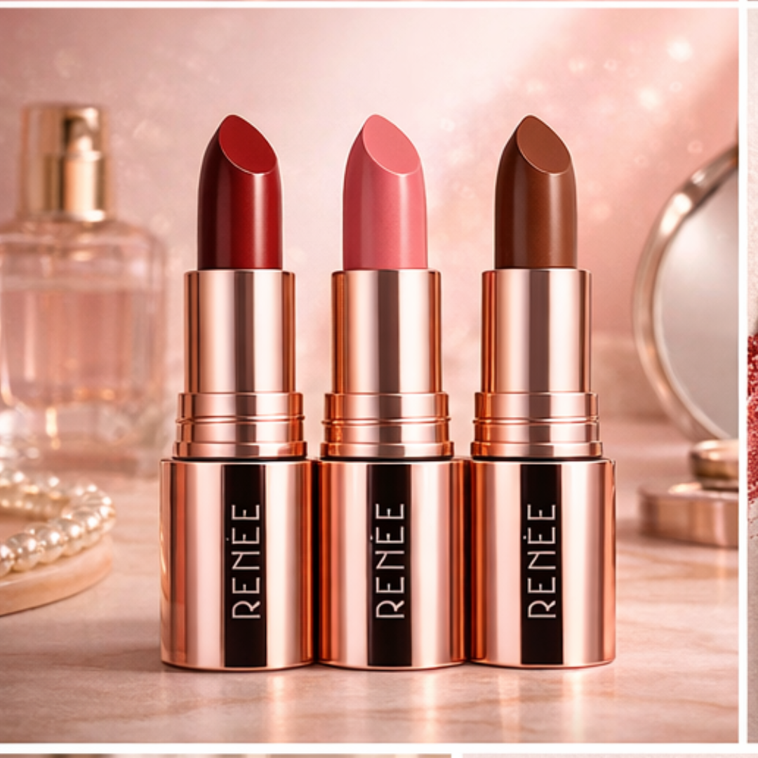 RENÉE EverStay Hydrating Long Stay & Waterproof Lipstick | Bold & Everyday Shades | Enriched with Bakuchiol & Vitamin E