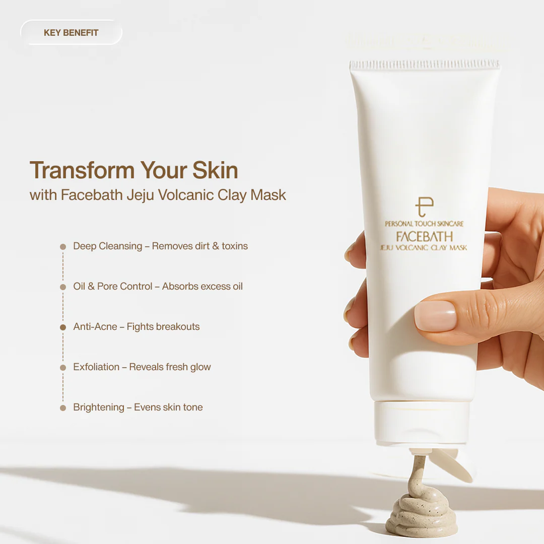 Deep Clean & Hydrating Trio Deal | include Makeup removing Wipes + Face Scrub + Clay mask | Clean & brighten Skin tone