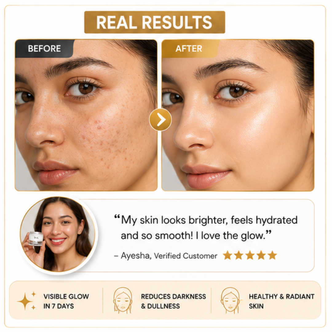 Mcaulraek Skin Brightening Day Cream – Brighten, Protect & Hydrate – 3-in-1 Moisturizer, Brightener & Rejuvenator – SPF 20 – Enhances Natural Radiance, Shields from UV & Skinbrun