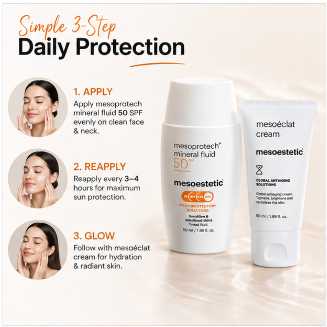 Mesoestetic Cream & Sunblock Deal - Reduce Pigmentation & Dark Spot - 50% Off - Complete care for hyperpigmentation