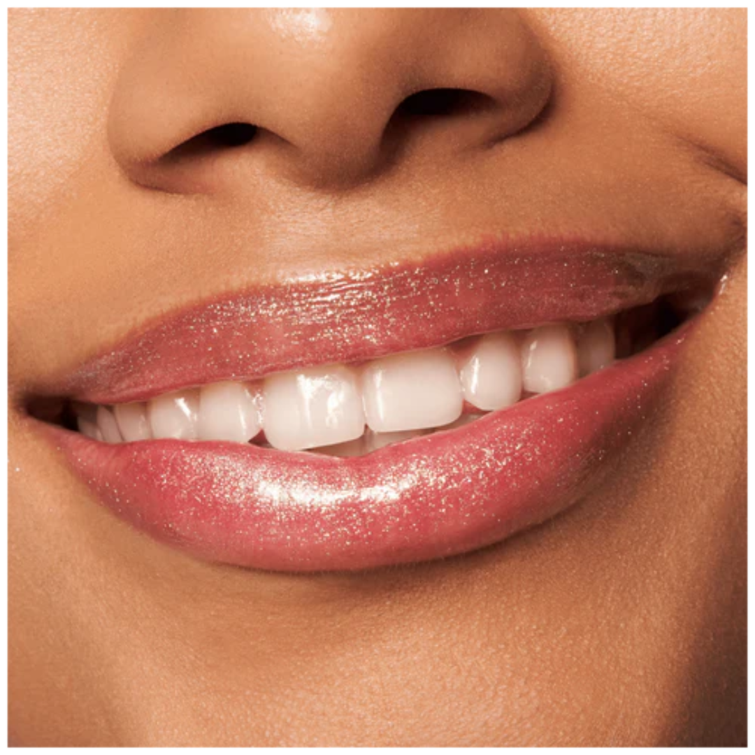 Essence Gloss Metal Glow | Sparkle Reflective Lip Gloss | Glass-Like Shine with Vitamin E (Pack of 3 - Transparent, Pink & Rose)