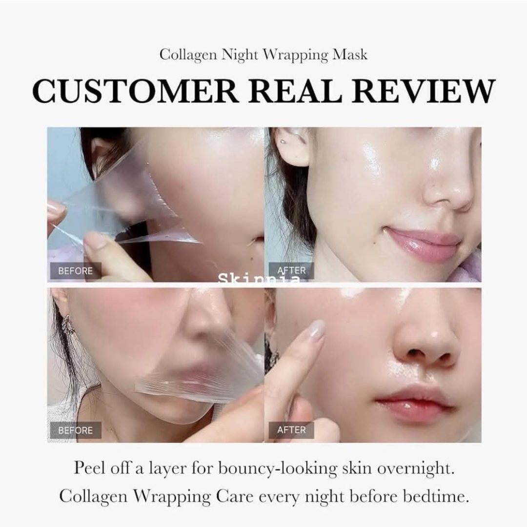 Buy Collagen Night Wrapping Mask and Get Applicator Free