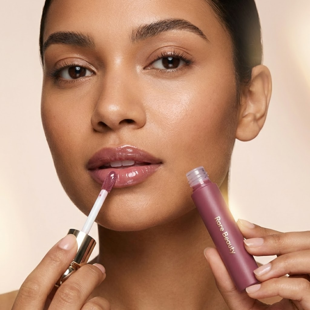 Rare Beauty Lip Oil Duo | Gel-to-Oil Formula, Hydrating & Non-Sticky, Vegan & Cruelty-Free (Pack of 2)