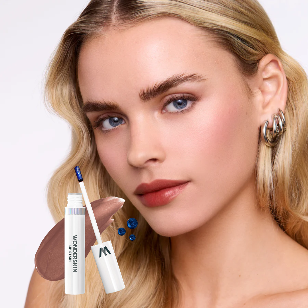 Wonderskin Wonder Blading Lip Stain Kit | 2-Step Transfer-Proof Lip Color | Long-Lasting & Smudge-Resistant