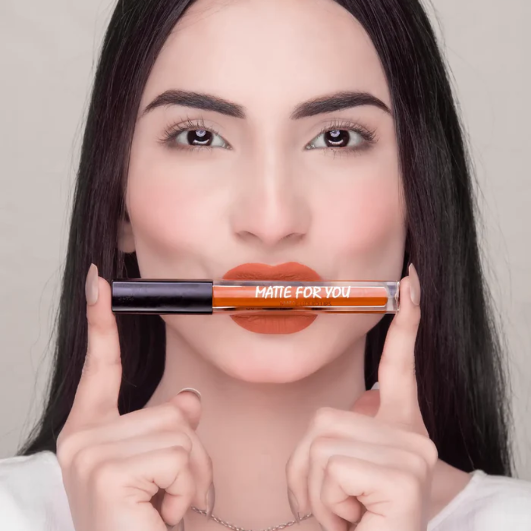 SL Basics Matte For You Liquid Matte Lipsticks | 16HR Wear, Transfer Proof & Vitamin E Enriched (Pack of 4)