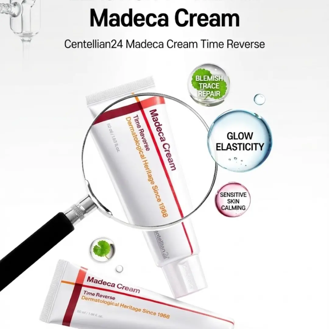 Madeca Cream Time Reverse | Blemish, Wrinkle & Dark Spot Repair | Imported from Korea