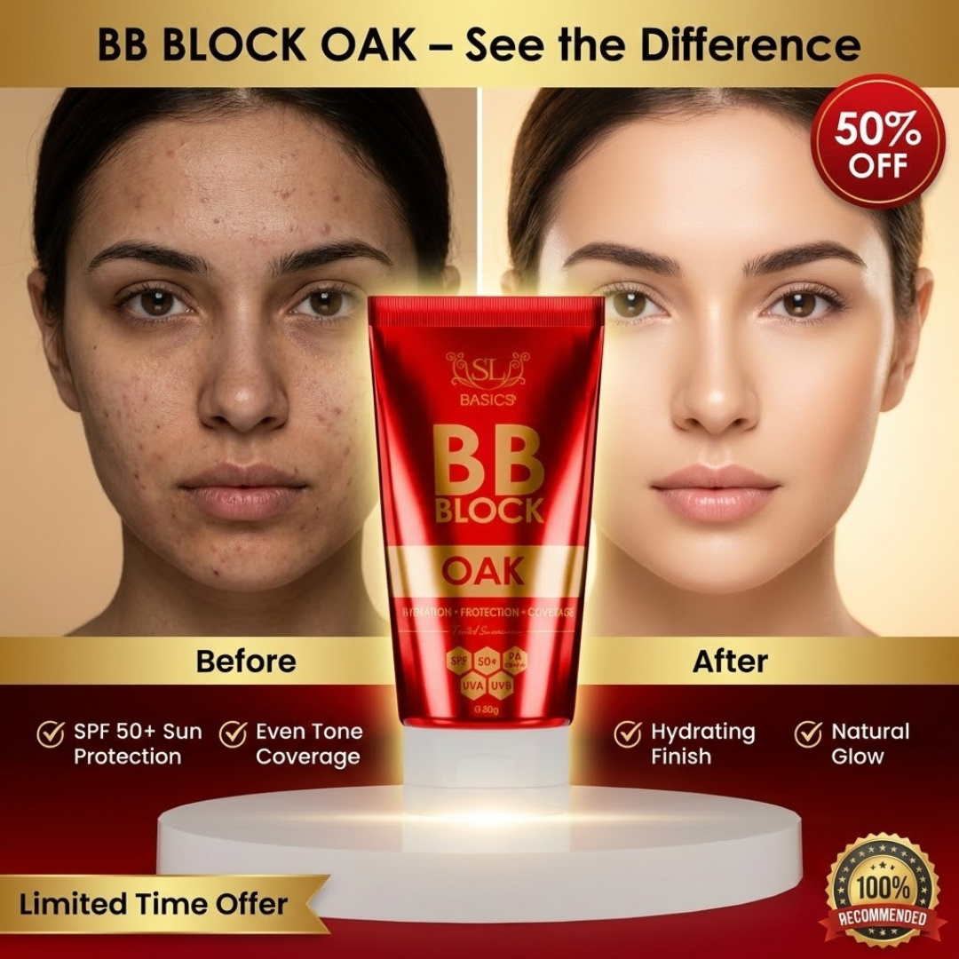 SL basics Sun & Glow Trio | Sunscreen SPF 80 + Moisturizer + BB Block | Best for all Skin types