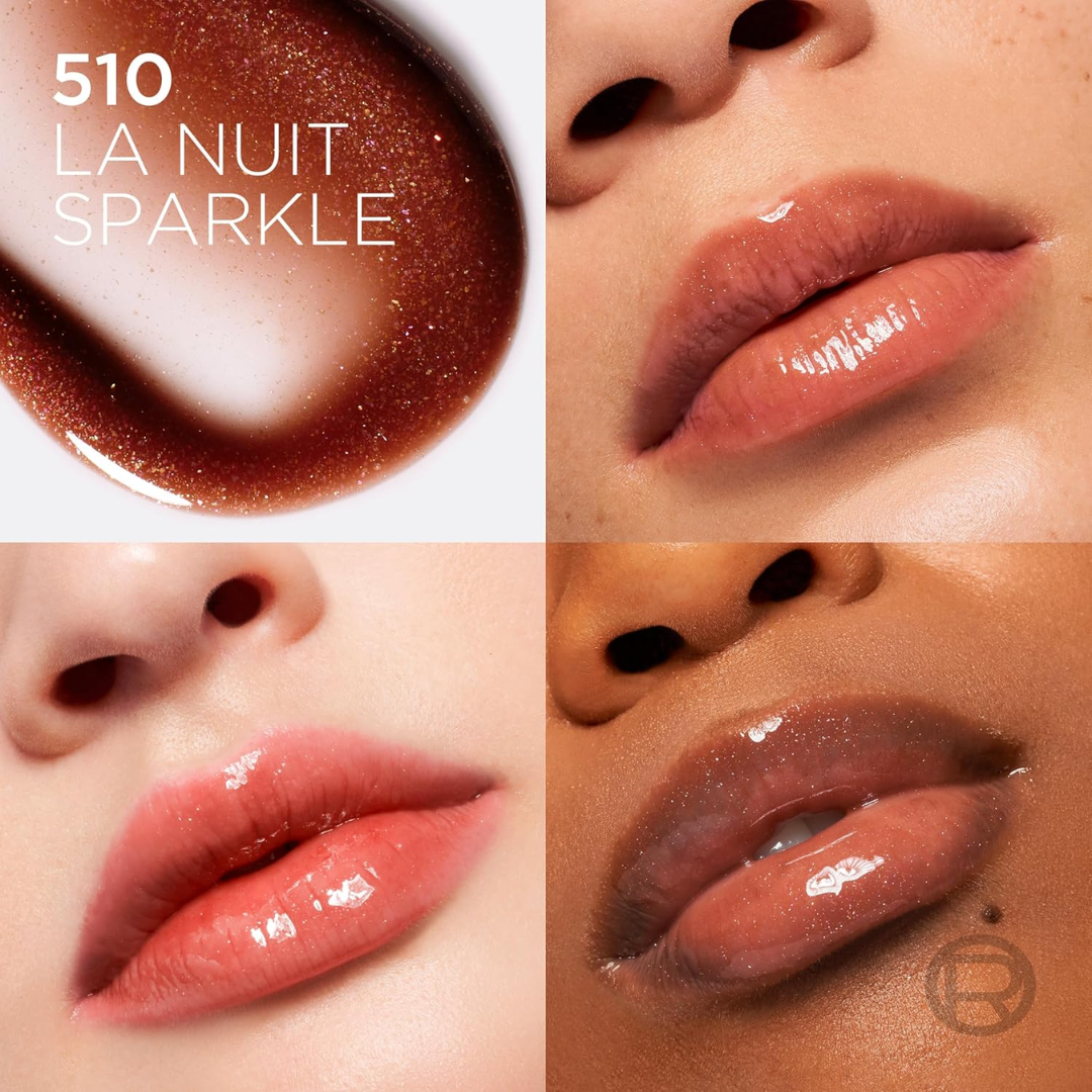 L'Oréal Paris Plump Ambition Hyaluron Lip Oil Trio | Plumping, Hydrating & High-Shine Lip Gloss Set