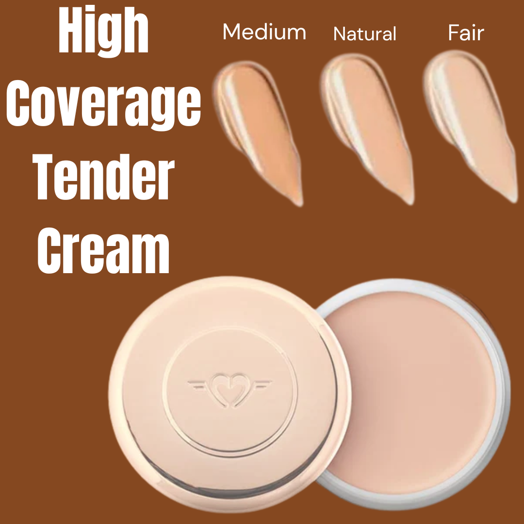 All in one High Coverage Tender Cream | Conceal, Cover & Hydration | Light weight & long-lasting | For all Skin Types