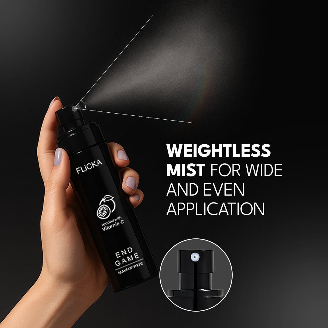 Flicka Cosmetics End Game Makeup Fixer - The Ultimate Vitamin C-Infused Setting Spray