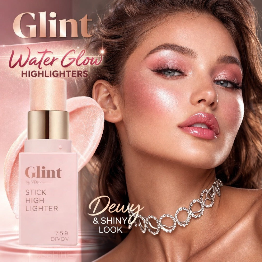 Glint Stick Highlighter | Dewy, Wet-Look Glow Stick | Glitter-Free, Lightweight, Multi-Use